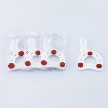 Вилки прикусные одноразовые, пластиковые с 3-мя вклееными восковыми пелетками (10 шт)