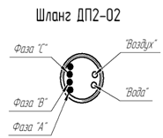 Шланг для подключения ДП-2.2 (круглый)