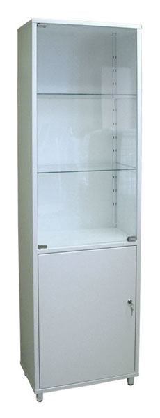 Шкаф металлический 1-створчатый 2-дверный ШМ 1-2 А2