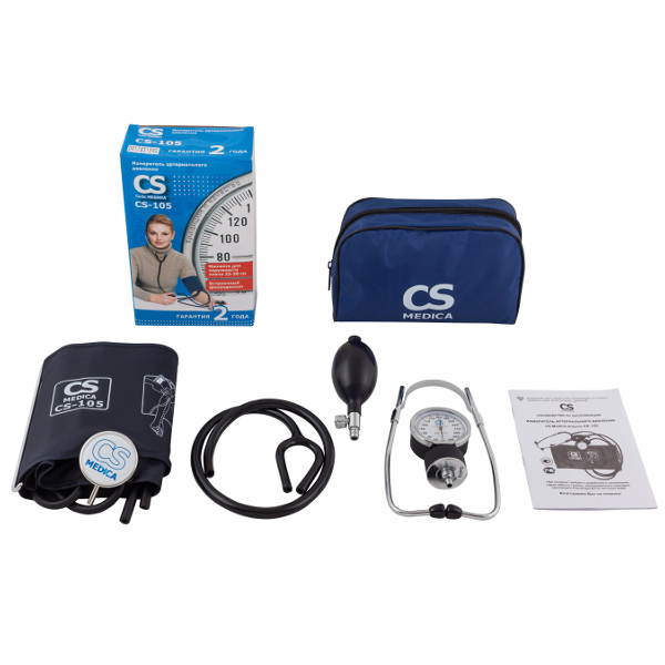 Тонометр CS Medica CS 105 (со встроенным фонендоскопом)