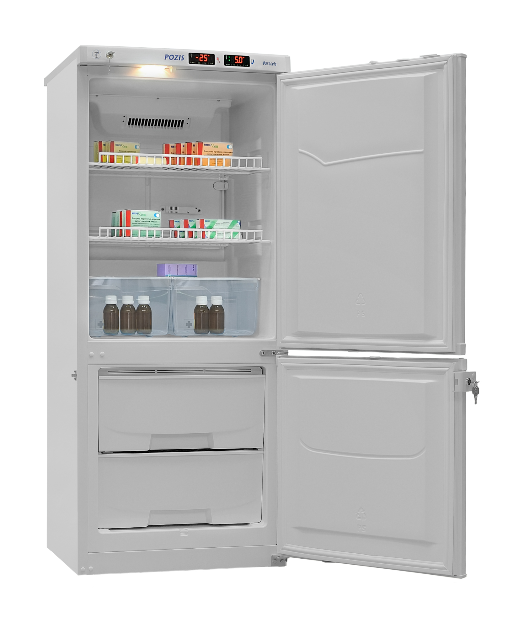 Холодильник ХЛ-250 "POZIS" комбинированный лабораторный