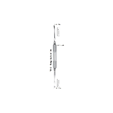 Распатор-микро двусторонний Molt 3,0-4,0 мм (ручка "DELUXE", диаметр 10 мм) /40-25*/001-225
