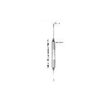 Распатор-микро двусторонний 2,5-2,5 мм (ручка "DELUXE", диаметр 10 мм) /40-24*/001-224